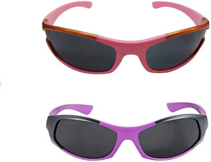 UV Protection, Others Sports Sunglasses (39)  (For Girls, Black)