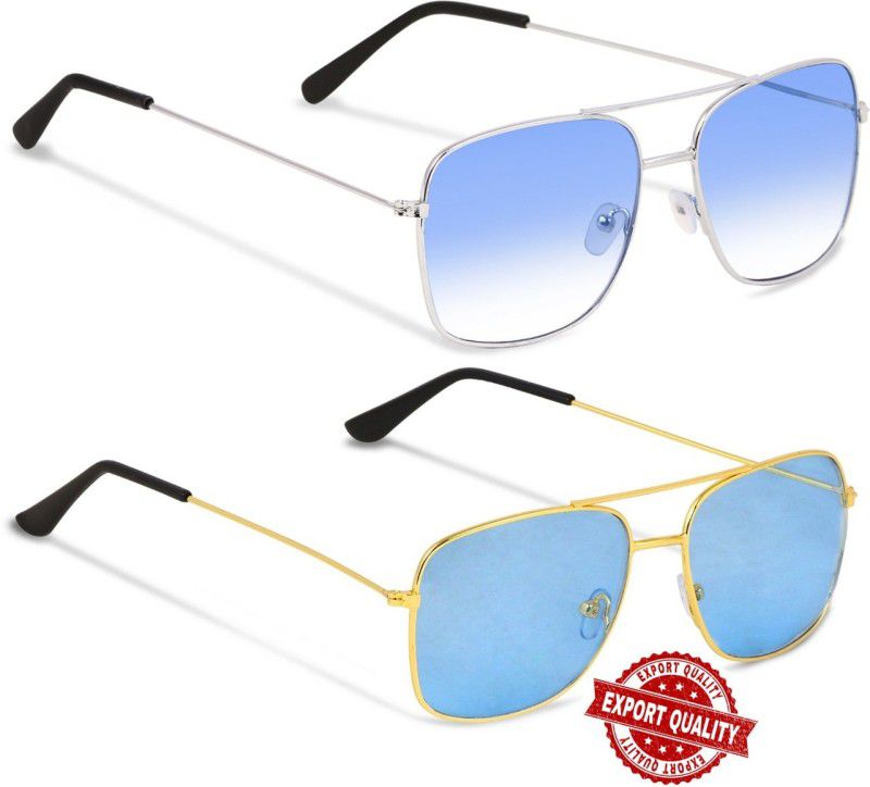 Rectangular Sunglasses  (For Boys & Girls, Golden)