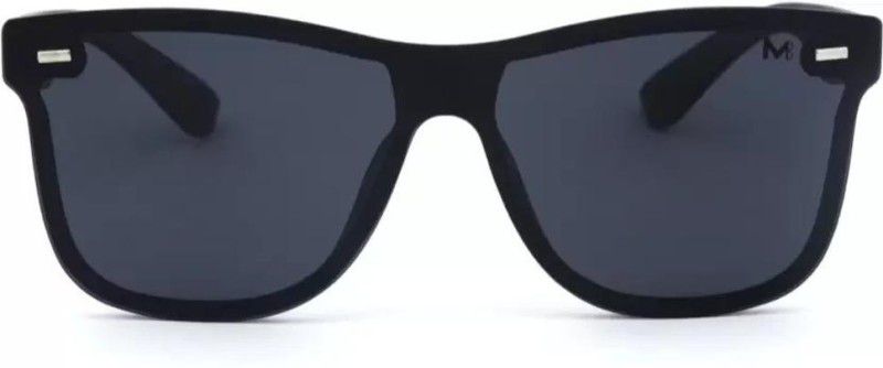 Night Vision, UV Protection, Polarized Wayfarer Sunglasses (Free Size)  (For Men & Women, Black)