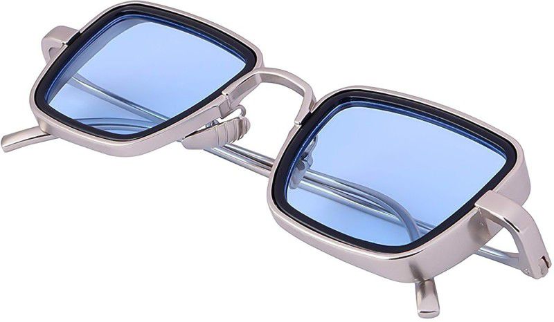 Round, Spectacle , Rectangular, Oval, Retro Square Sunglasses  (For Men & Women, Blue)
