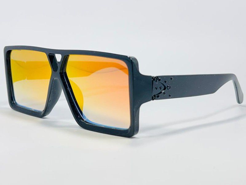 Retro Square Sunglasses  (For Men & Women, Multicolor)