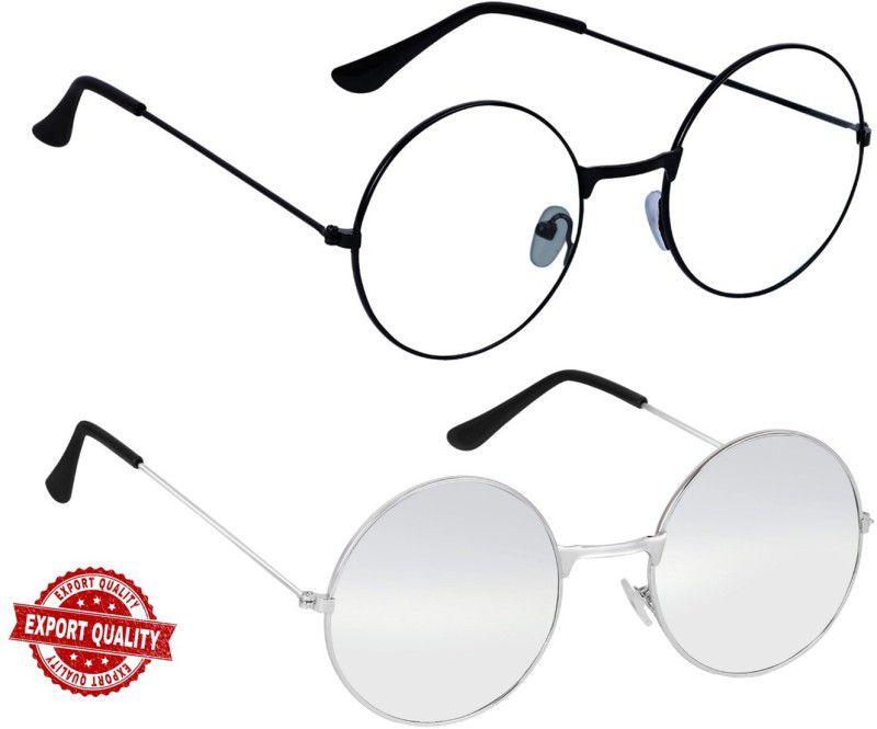 Round Sunglasses  (For Boys & Girls, Silver)