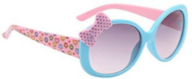 Polarized, Riding Glasses, UV Protection Cat-eye Sunglasses (49)  (For Boys & Girls, Blue)