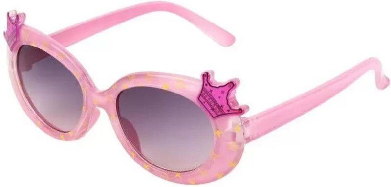 UV Protection Oval Sunglasses (40)  (For Girls, Black)
