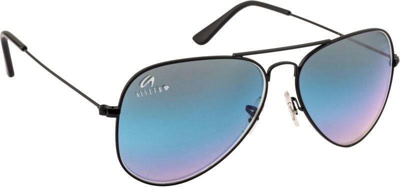 UV Protection, Gradient Aviator Sunglasses (60)  (For Men & Women, Blue, Violet)