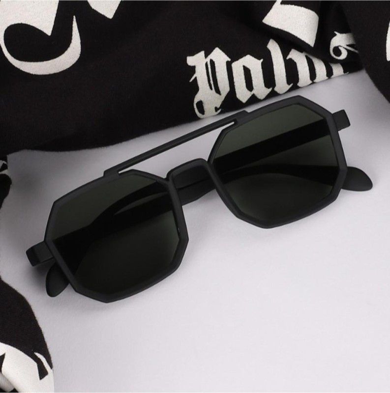 UV Protection Wrap-around, Wayfarer Sunglasses (Free Size)  (For Men & Women, Black)