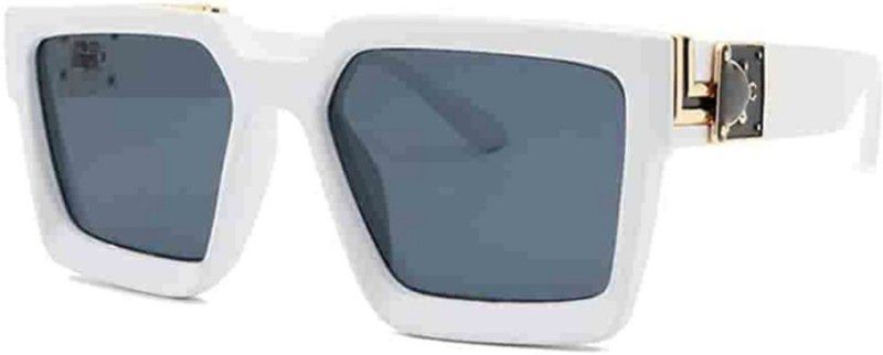 Retro Square Sunglasses  (For Boys & Girls, Grey)