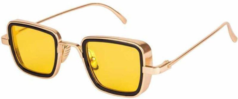 UV Protection, Night Vision Clubmaster Sunglasses (Free Size)  (For Men & Women, Yellow)