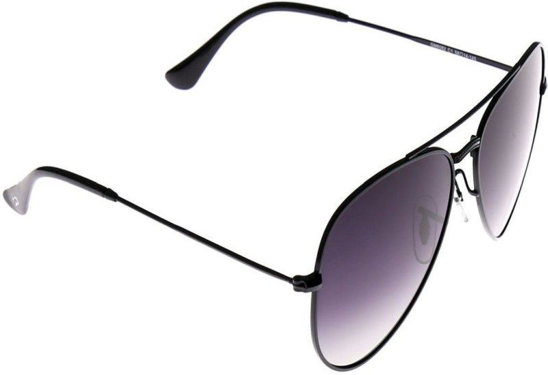 UV Protection Aviator Sunglasses (54)  (For Men, Grey)