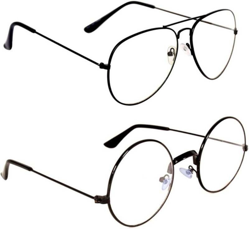 UV Protection Aviator Sunglasses (48)  (For Men & Women, Clear)