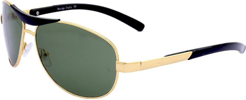 UV Protection Aviator Sunglasses (36)  (For Men & Women, Green)