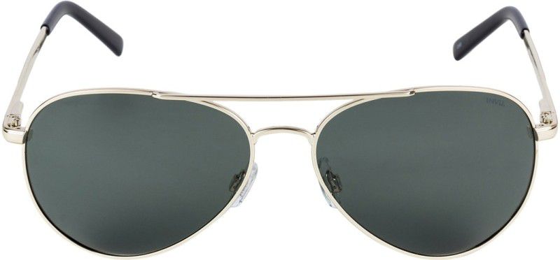 Polarized Aviator Sunglasses (57)  (For Men, Green)