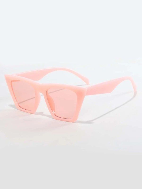 UV Protection, Gradient Cat-eye Sunglasses (Free Size)  (For Women, Pink)