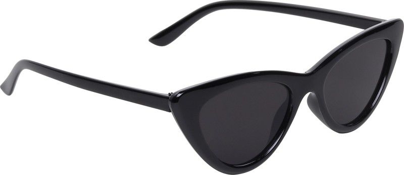 Riding Glasses, UV Protection Cat-eye Sunglasses (41)  (For Boys & Girls, Black)