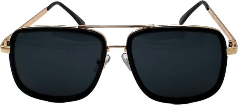 UV Protection Rectangular Sunglasses (36)  (For Men & Women, Black)