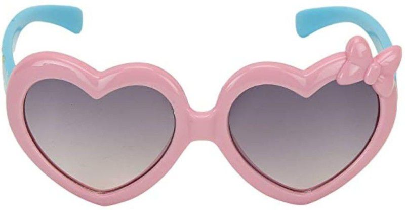 Polarized, Riding Glasses, UV Protection Wayfarer Sunglasses (49)  (For Boys & Girls, Pink)