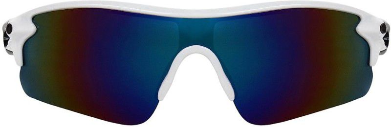 Mirrored, UV Protection Sports Sunglasses (Free Size)  (For Boys, Blue)