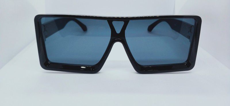 Others Retro Square Sunglasses (23)  (For Men, Blue)
