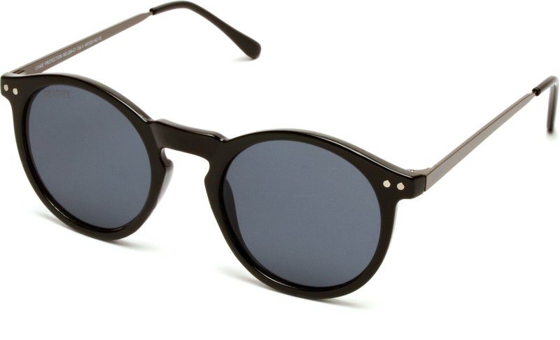 UV Protection Round Sunglasses (48)  (For Men & Women, Grey)