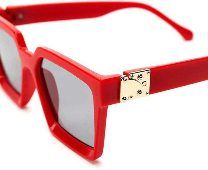 UV Protection, Night Vision Rectangular Sunglasses (Free Size)  (For Women, Grey)