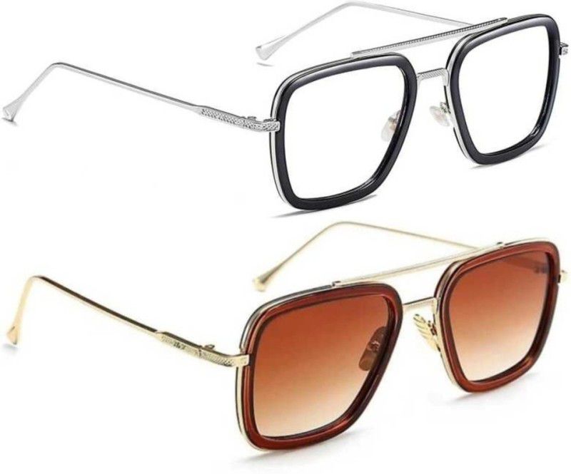Polarized Wrap-around Sunglasses (73)  (For Men, Brown)