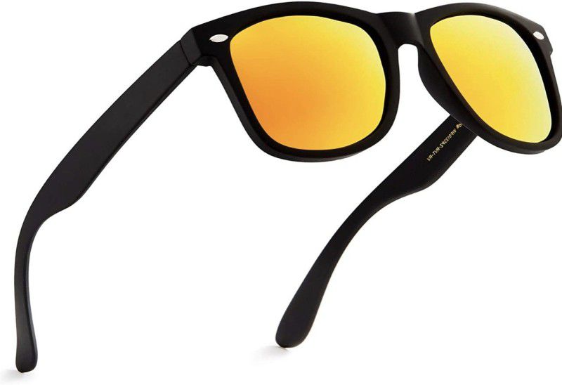 Gradient Wayfarer Sunglasses (55)  (For Men & Women, Orange)