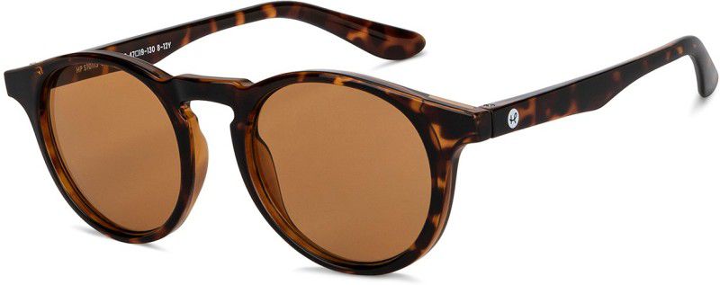 UV Protection Round Sunglasses (47)  (For Boys & Girls, Brown)
