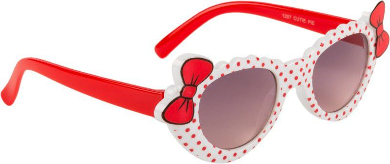 Retro Square Sunglasses  (For Girls, Black)