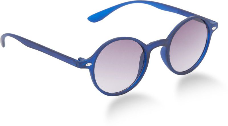 Gradient, Riding Glasses, UV Protection, Others Retro Square, Round, Cat-eye Sunglasses (52)  (For Men & Women, Multicolor)