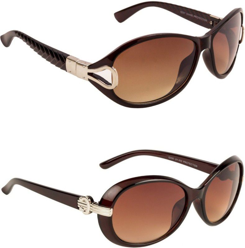 Butterfly Sunglasses  (For Men & Women, Brown)