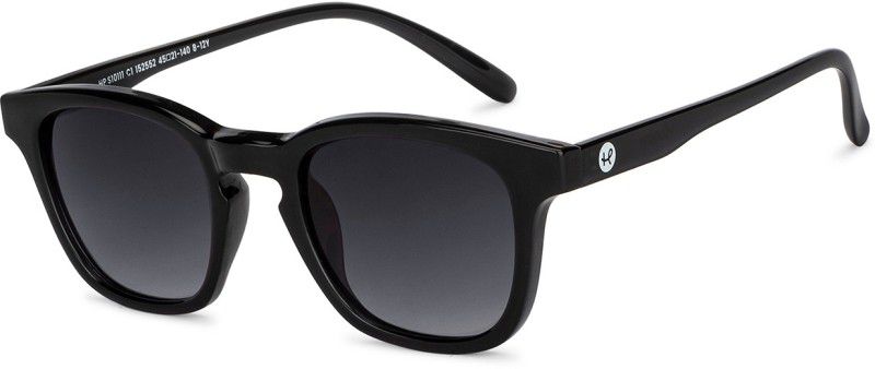 Polarized, UV Protection Wayfarer Sunglasses (45)  (For Boys & Girls, Grey)