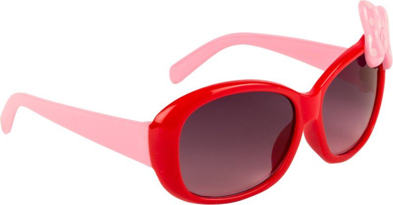 Over-sized Sunglasses  (For Girls, Brown)