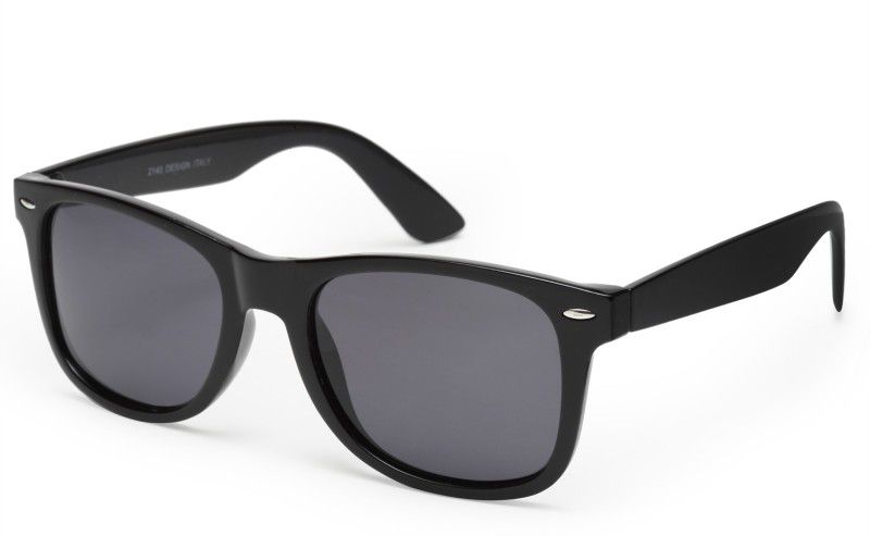 UV Protection, Polarized Wayfarer Sunglasses (55)  (For Men & Women, Grey)