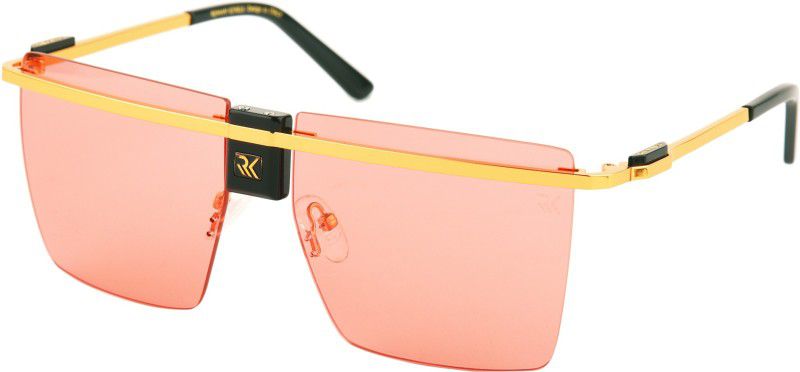 UV Protection Over-sized Sunglasses (62)  (For Men & Women, Pink)