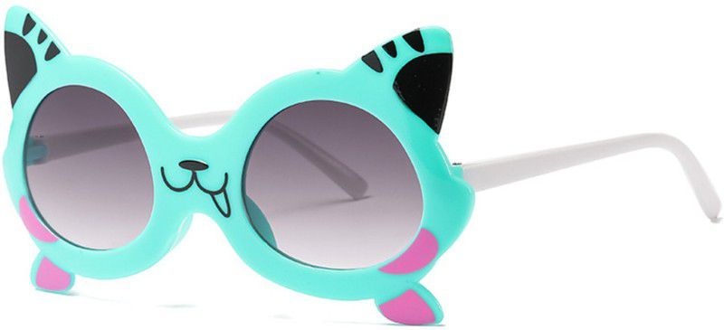 UV Protection, Gradient Cat-eye Sunglasses (Free Size)  (For Girls, Black)