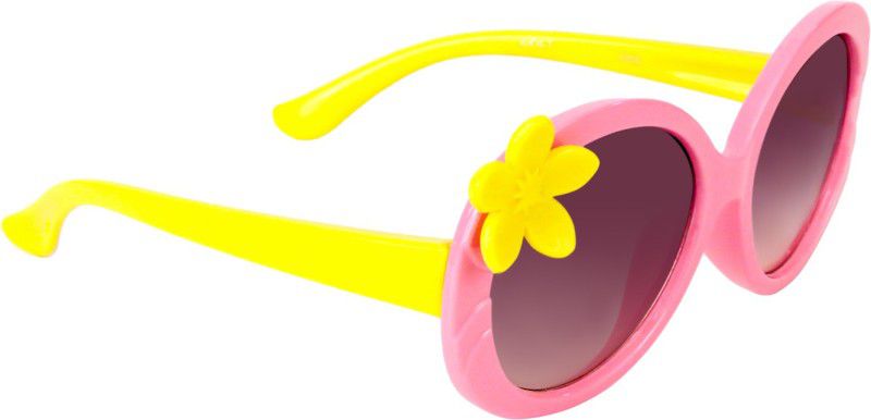 UV Protection Round Sunglasses (28)  (For Boys & Girls, Violet)