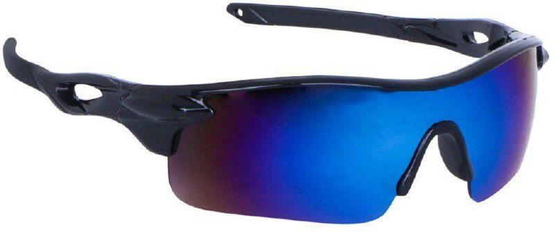 UV Protection, Riding Glasses Sports Sunglasses (Free Size)  (For Men & Women, Blue)