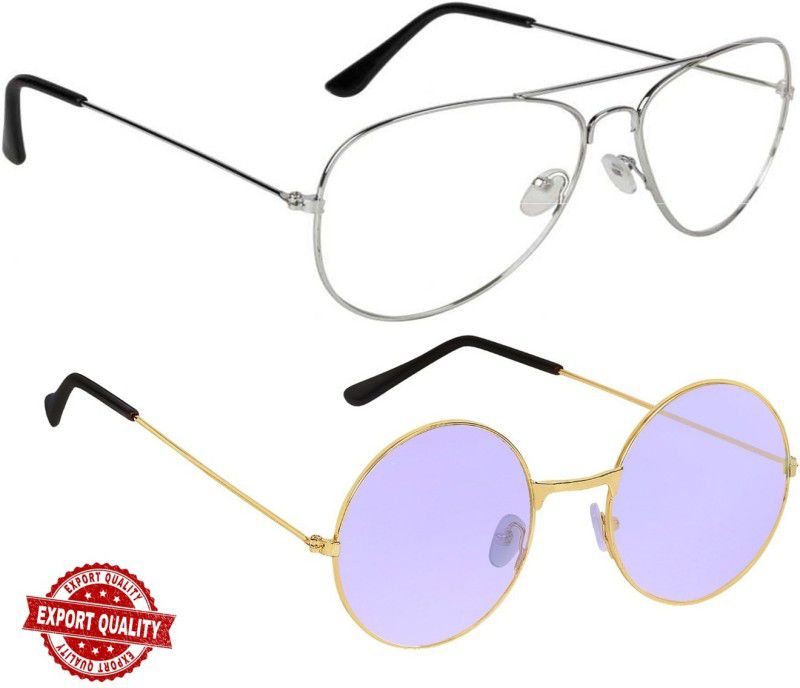 UV Protection Aviator Sunglasses (50)  (For Boys & Girls, Violet)