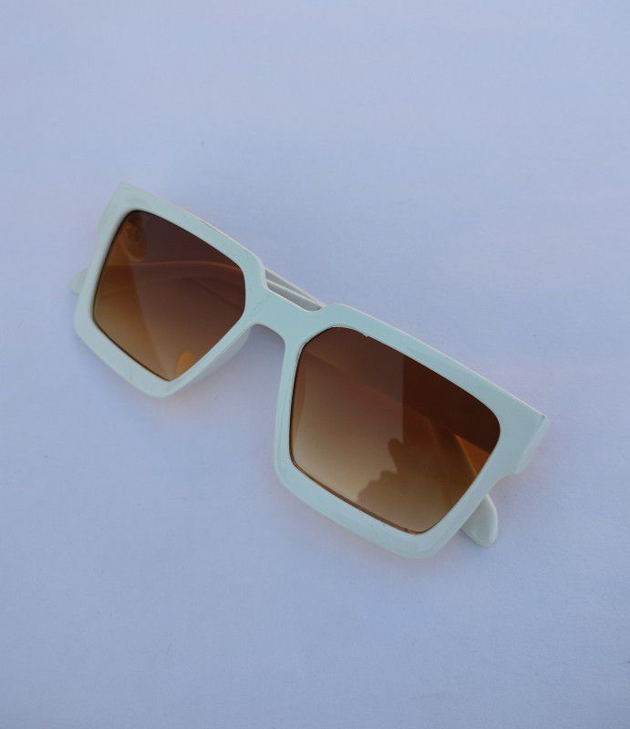 UV Protection Retro Square, Oval, Round, Wayfarer, Rectangular Sunglasses (50)  (For Men & Women, Red)