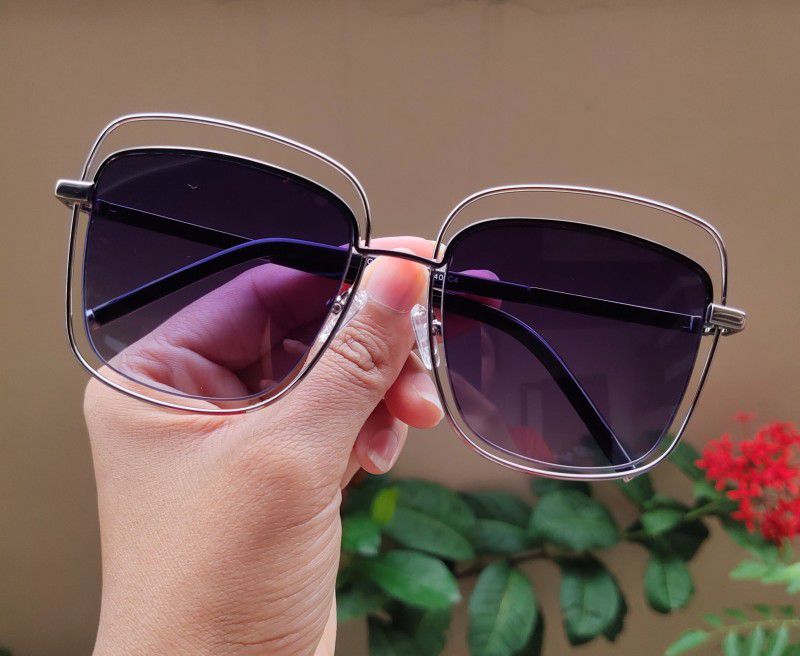 Rectangular Sunglasses  (For Women, Blue)