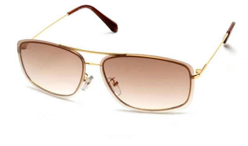 UV Protection Rectangular Sunglasses (65)  (For Men & Women, Brown)