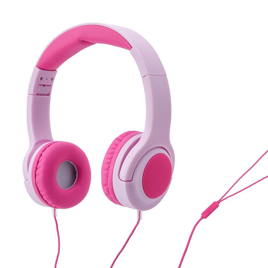 Wired On-Ear Kids Headphones - Pink