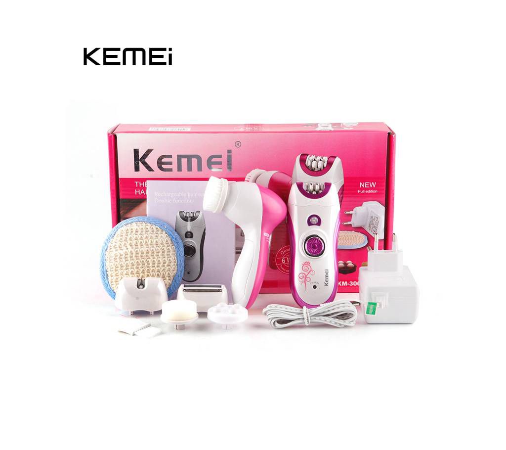 Kemei 6 in 1 Electric Female Body Cleaner