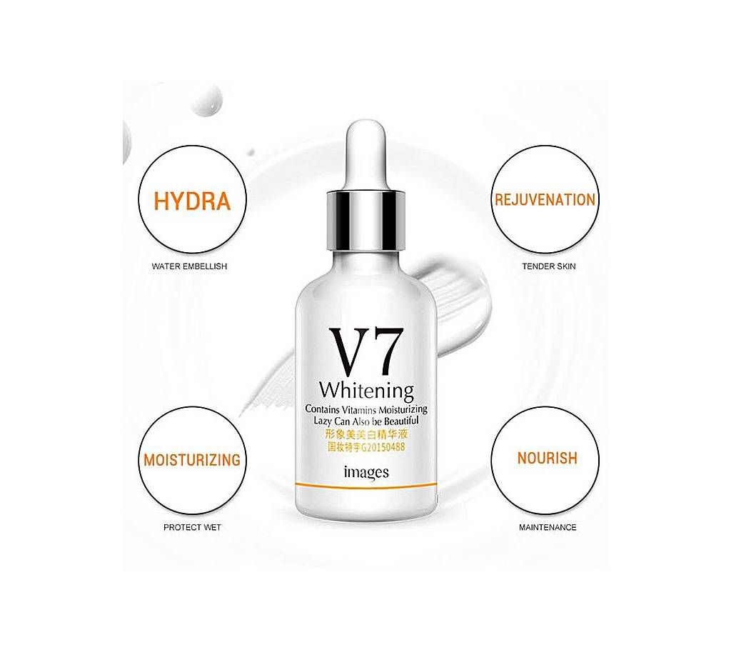 BIOAQUA V7 Whitening Contains Vitamins Moisturizing Serum - 15ml