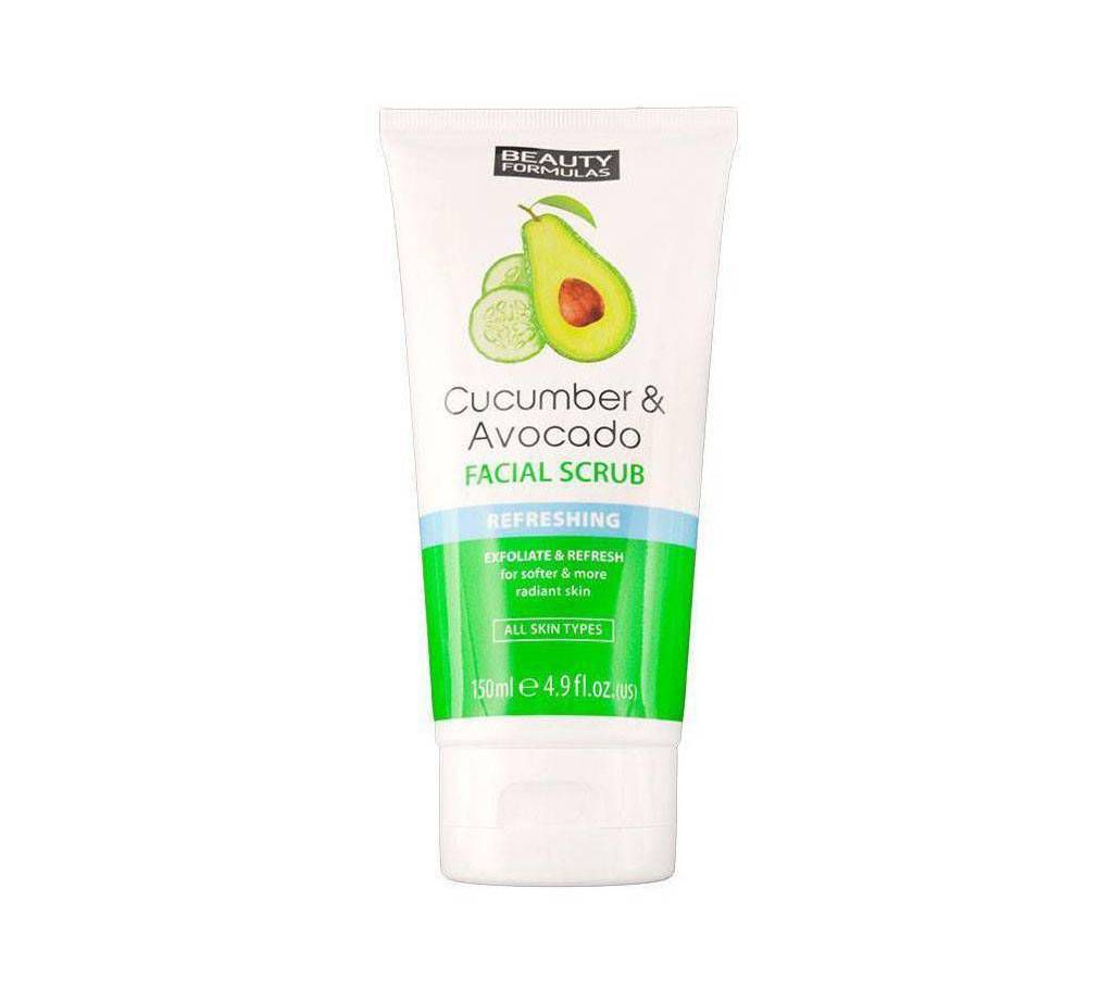Beauty Formulas - Cucumber & Avocado Face wash 150ml (UK)