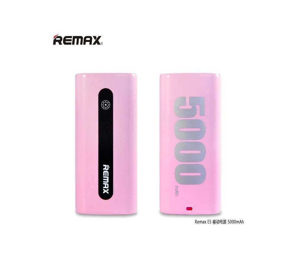 REMAX RPL 2 - E5 Series 5000mAh Power Bank - Pink