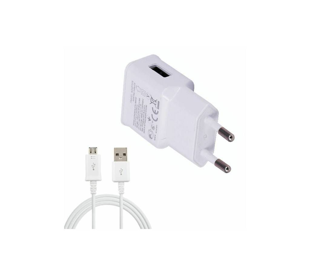 Samsung USB Charger 2A with Data Cable - White