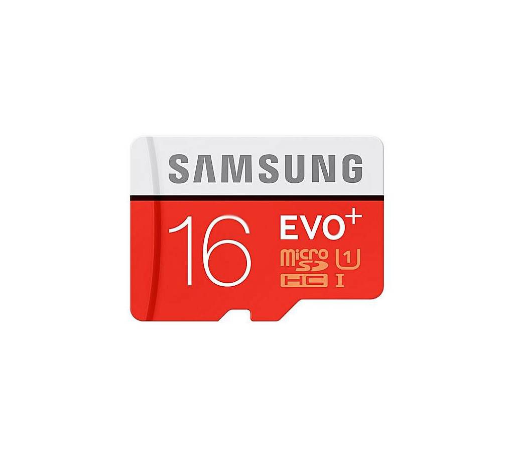 Samsung 16GB Class 10 Micro SD HC Memory Card - Red