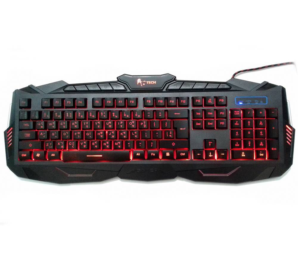 A.Tech V-100 Gaming Backlight Multimedia Keyboard