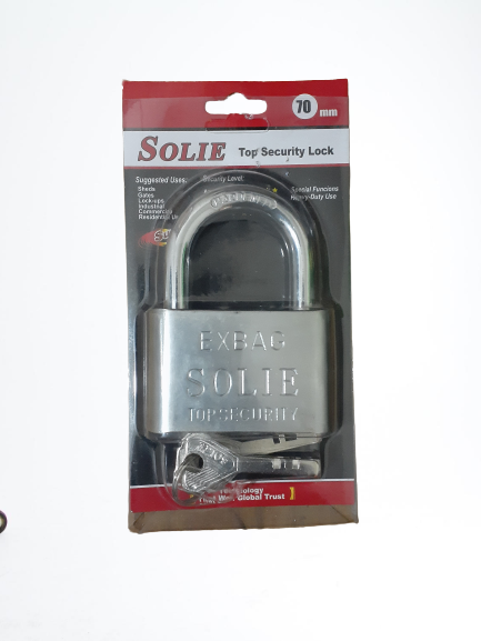 SOLIT Top Security Lock 70mm for - Gates,Lock-ups,Industrial, Commercial